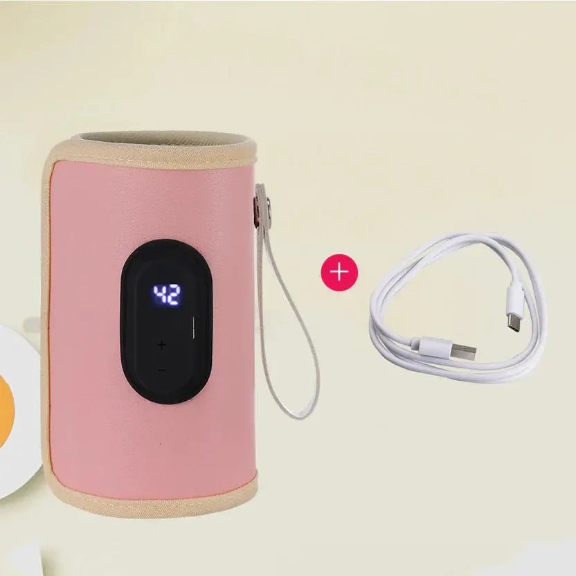 Calienta Biberones USB Portátil- rosa RosyNest